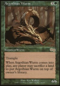 Argothian Wurm - Urza's Saga