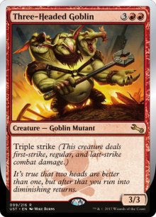 Three-Headed Goblin - Unstable