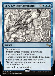 Very Cryptic Command 1 - Unstable