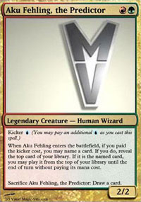 Aku Fehling, the Predictor - dition virtuelle