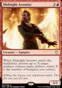 Midnight Arsonist 1 - Innistrad Crimson Vow Commander Decks