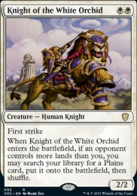 Knight of the White Orchid - Innistrad Crimson Vow Commander Decks