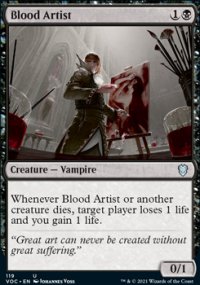 Blood Artist - Innistrad Crimson Vow Commander Decks