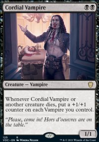 Cordial Vampire - Innistrad Crimson Vow Commander Decks