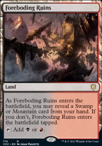 Foreboding Ruins - Innistrad Crimson Vow Commander Decks