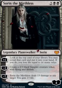 Sorin the Mirthless 1 - Innistrad: Crimson Vow