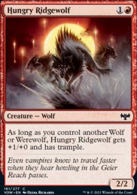 Hungry Ridgewolf - Innistrad: Crimson Vow