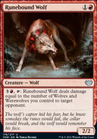 Runebound Wolf - Innistrad: Crimson Vow