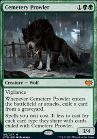 Cemetery Prowler 1 - Innistrad: Crimson Vow