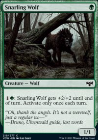 Snarling Wolf - Innistrad: Crimson Vow