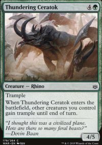 Thundering Ceratok - War of the Spark