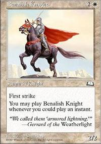 Benalish Knight - Weatherlight
