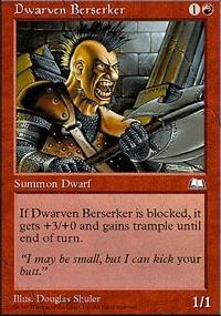 Dwarven Berserker - Weatherlight