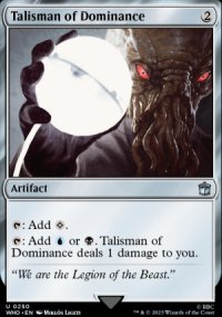 Talisman of Dominance 1 - Doctor Who