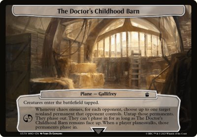 The Doctor's Childhood Barn - Doctor Who