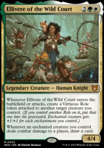 Ellivere of the Wild Court 1 - Wilds of Eldraine Commander Decks