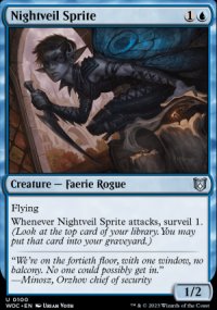 Nightveil Sprite - Wilds of Eldraine Commander Decks