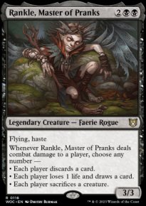 Rankle, Master of Pranks - Wilds of Eldraine Commander Decks