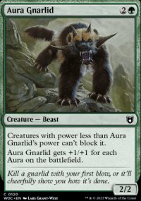Aura Gnarlid - Wilds of Eldraine Commander Decks