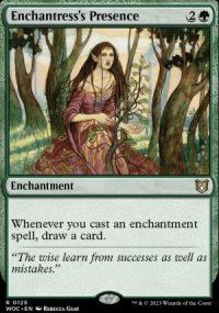 Enchantress's Presence - Wilds of Eldraine Commander Decks