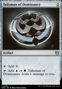 Talisman of Dominance - Wilds of Eldraine Commander Decks