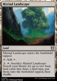 Myriad Landscape - Wilds of Eldraine Commander Decks