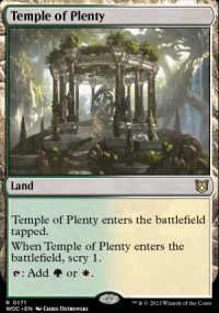 Temple of Plenty - Wilds of Eldraine Commander Decks