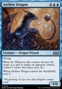 Archive Dragon - Wilds of Eldraine