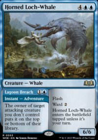 Horned Loch-Whale 1 - Wilds of Eldraine