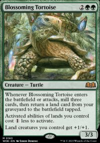 Blossoming Tortoise 1 - Wilds of Eldraine