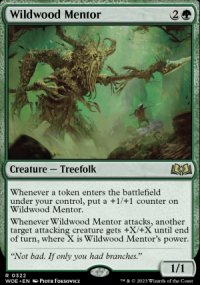 Wildwood Mentor 1 - Wilds of Eldraine