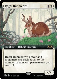 Regal Bunnicorn 2 - Wilds of Eldraine