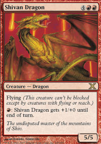 Shivan Dragon - 10th Edition
