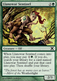 Llanowar Sentinel - 10th Edition