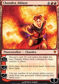 Chandra Ablaze - Zendikar