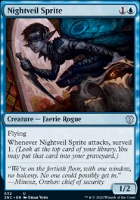 Nightveil Sprite - Zendikar Rising Commander Decks