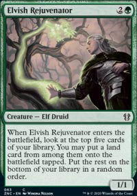 Elvish Rejuvenator - Zendikar Rising Commander Decks