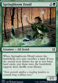 Springbloom Druid - Zendikar Rising Commander Decks