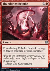 Thundering Rebuke - Zendikar Rising