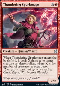 Thundering Sparkmage - Zendikar Rising